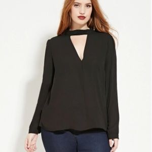 Forever 21+ v-neck blouse
